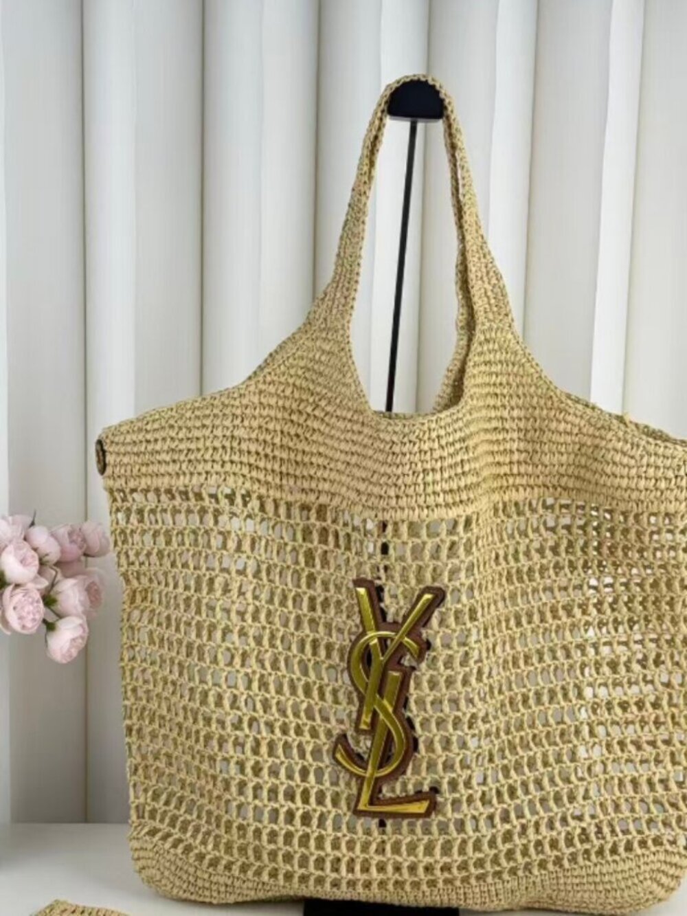 Saint Laurent's New Straw Bag